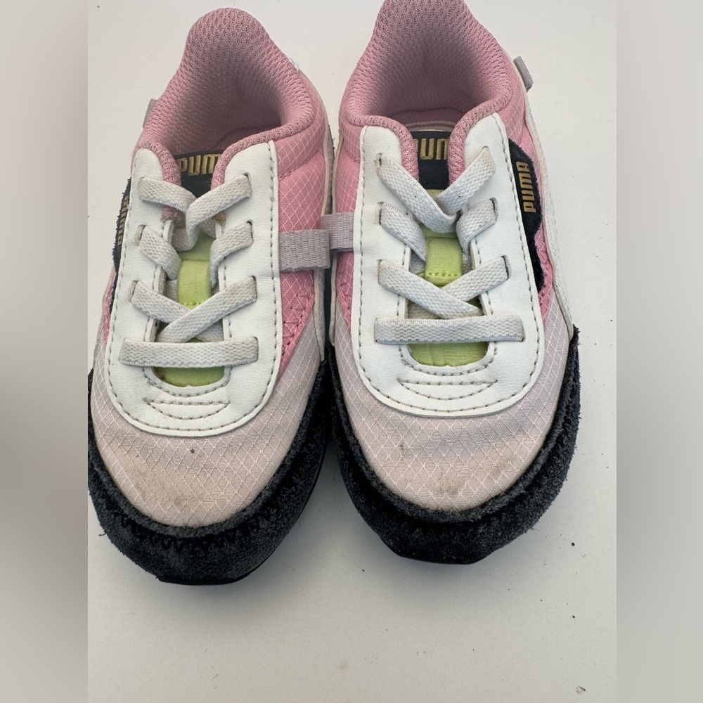 Puma Future Rider Bouquet Baby Girl Shoes - Size 7C Fast Shipping